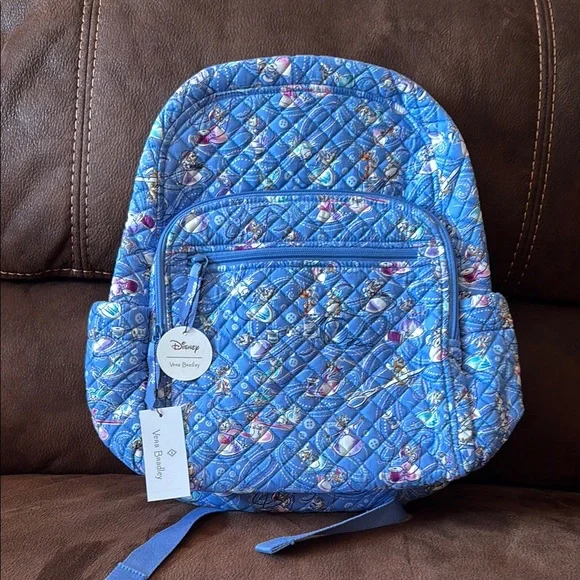 Vera Bradley x Disney Cinderella Paisley Friends Backpack NWT - Picture 1 of 12